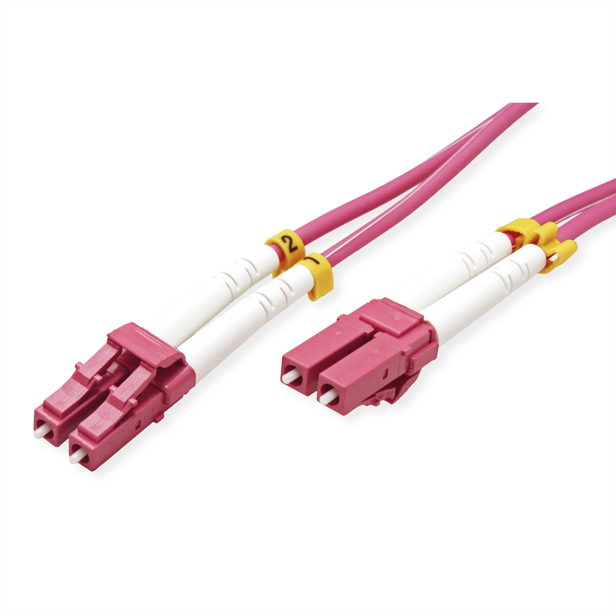VALUE LWL-Kabel 50/125um OM4 LC/LC violett 3m