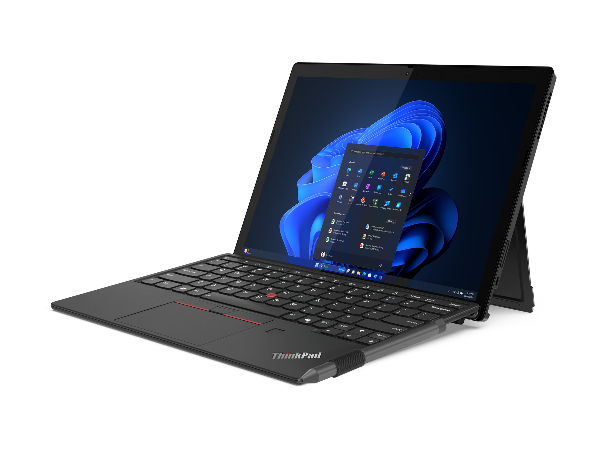 LENOVO ThinkPad X12 Detachable G2 Intel Core Ultra 7 164U 31,24cm 12,3Zoll Touch FHD 32GB 1TB SSD UMA W11P WWAN 4G Black TopSeller