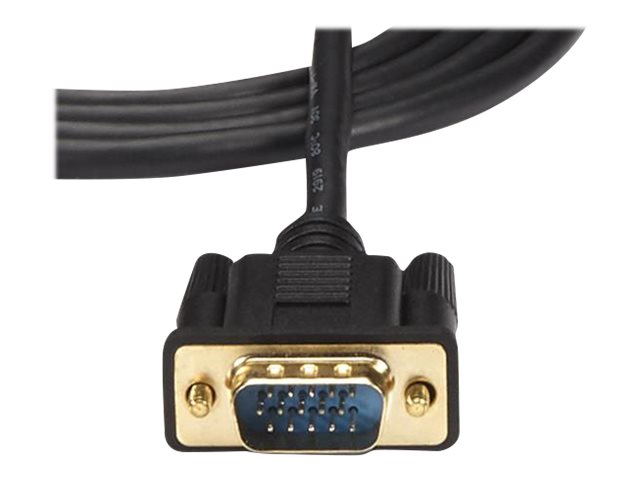 STARTECH.COM 3m aktives HDMI auf VGA Konverter Kabel - HDMI zu VGA Adapter 300cm - Schwarz - 1920x1200 / 1080p