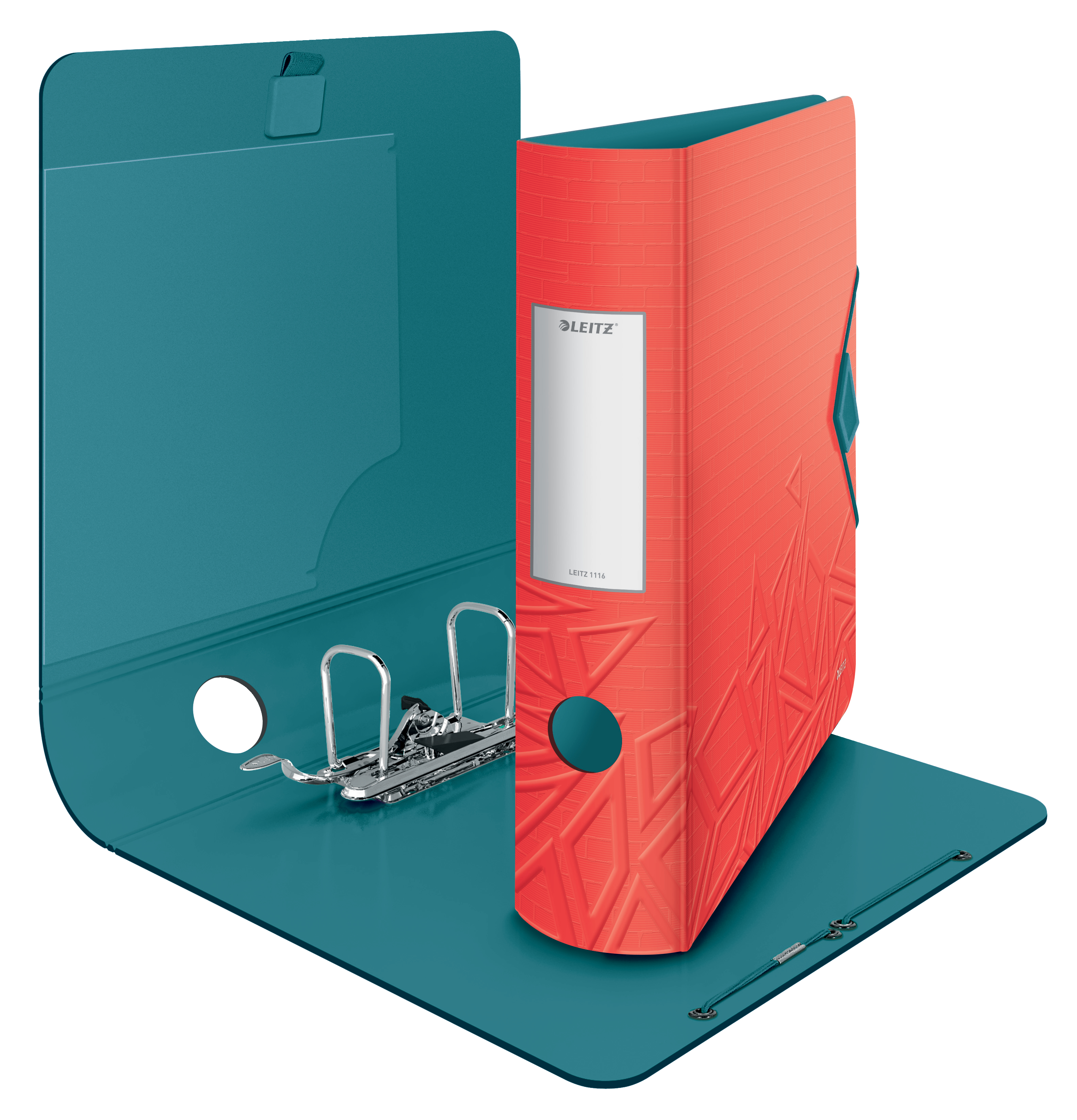 Esselte Leitz 180° Active Urban Chic rot 82 mm Rückenbreite A4
