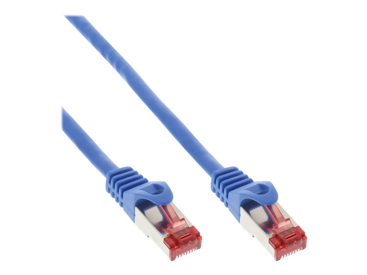 INLINE Patchkabel Cat.6 250MHz PVC CCA blau 1m