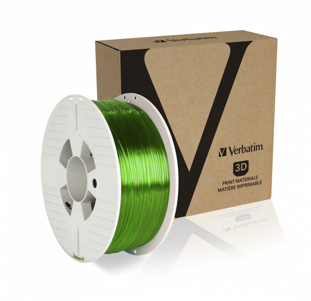Verbatim PETG 1,75mm Durchsichtig grün 1 kg