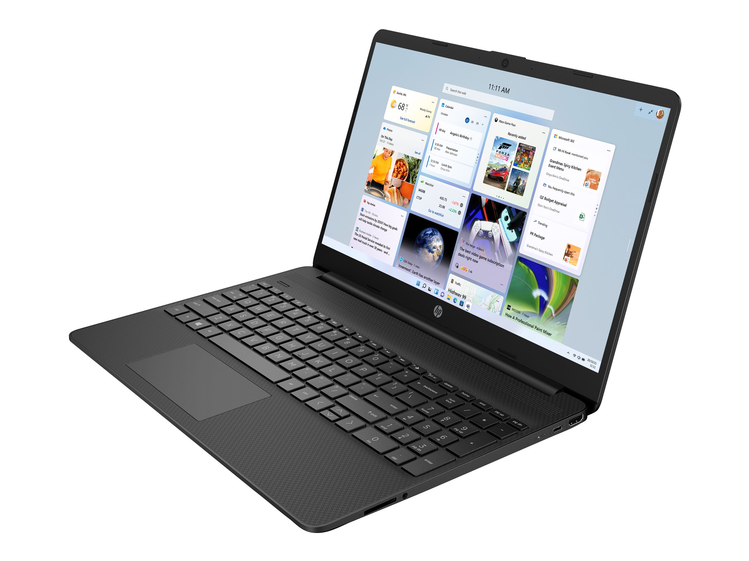 HP 15s-fq0510ng 9V9F2EA Notebook 39,6 cm (15,6 Zoll), 8 GB RAM, 512 GB SSD, IntelÂ® CeleronÂ® N4100