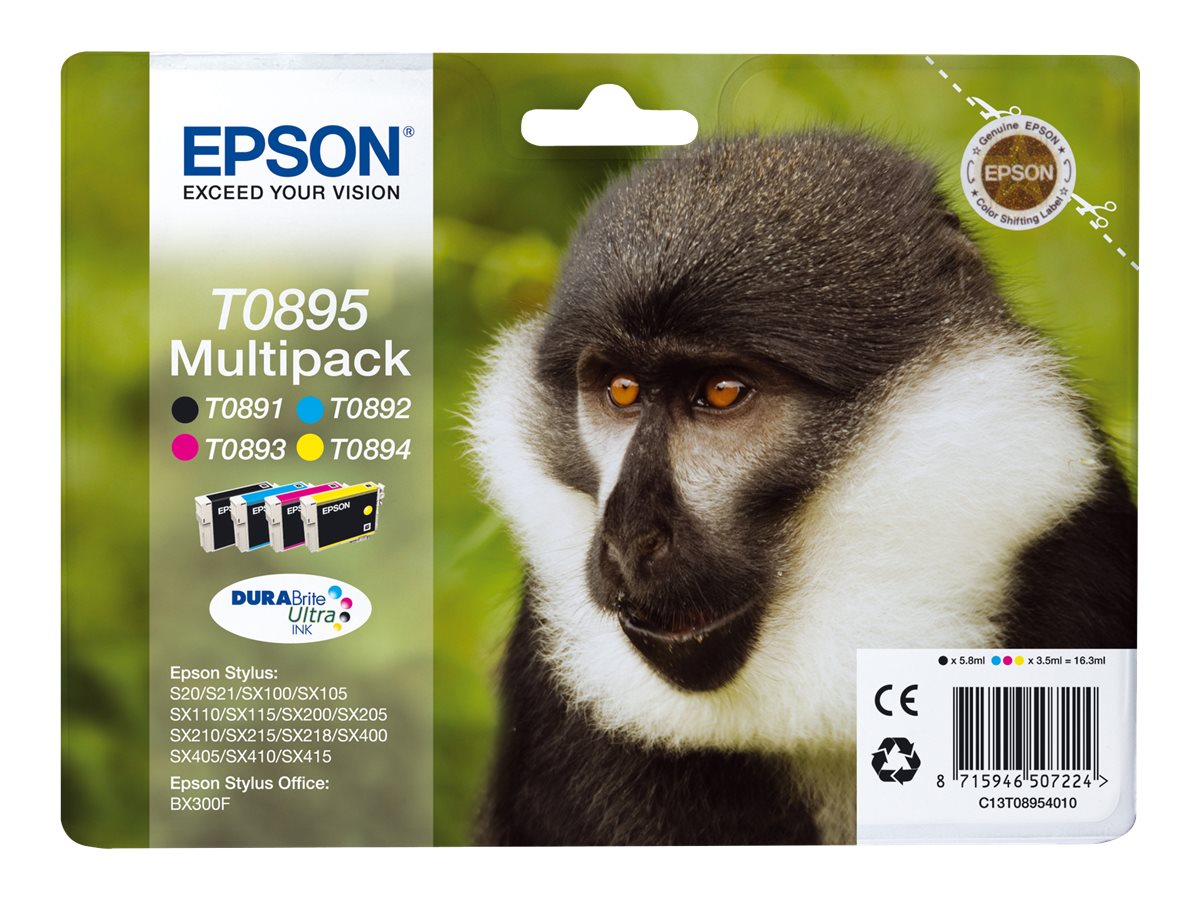 C13T08954010 EPSON BX Tinte (4) cmyk C13T08954010 EPSON BX Tinte (4) cmyk