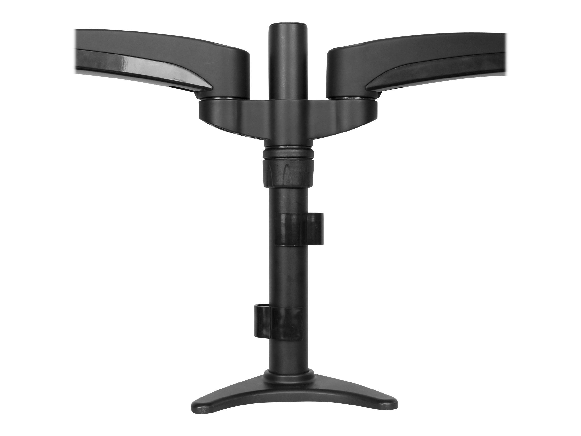 StarTech.com Dual Monitorhalterung mit verstellbaren Armen - Monitor Tischhalterung (12 bis 24) höhenverstellbar mit Kabelführung - Tischhalterung (einstellbarer Arm)