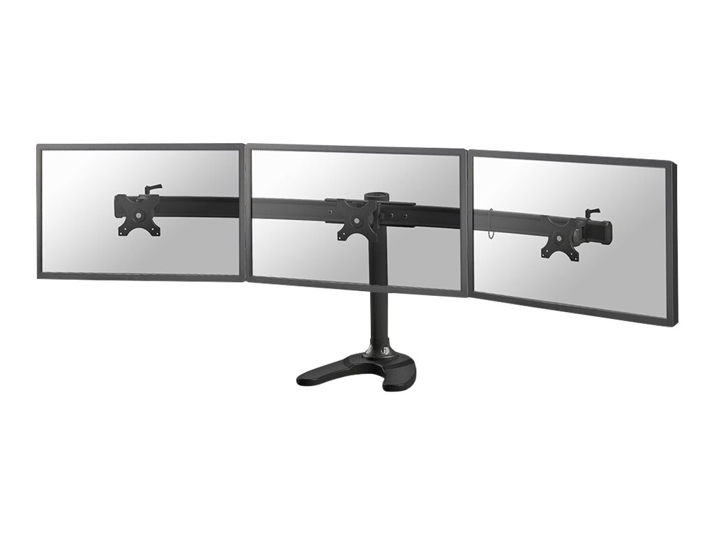 NEOMOUNTS FPMA-D700DD3 Desk Mount für Flatscreen 3x25,4-68,58cm 10-27Zoll 24kg VESA 75x75/100x100mm dreh-kipp-schwenkbar