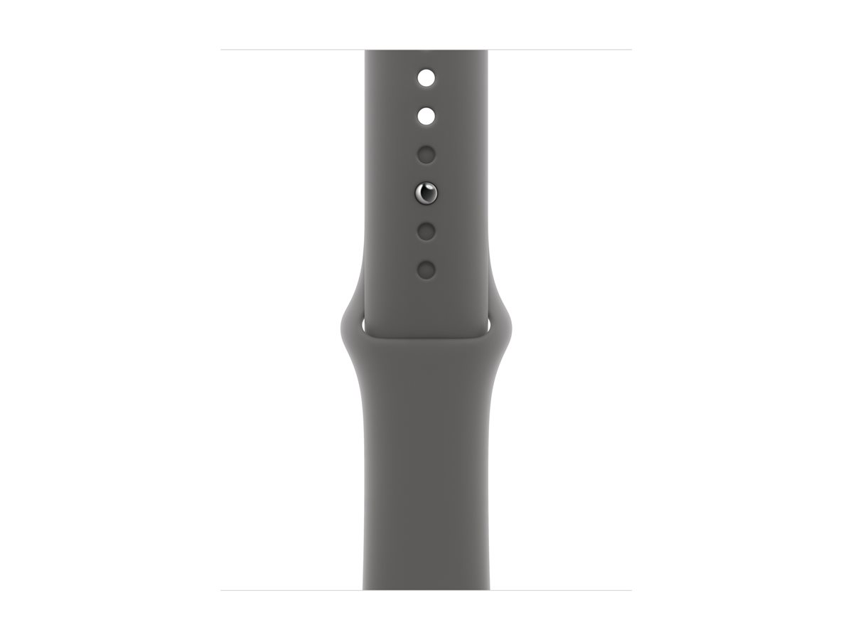 APPLE Watch Series 10 GPS + Cellular 42mm Natural Titanium Case with Stone Grey Sport Band - M/L
