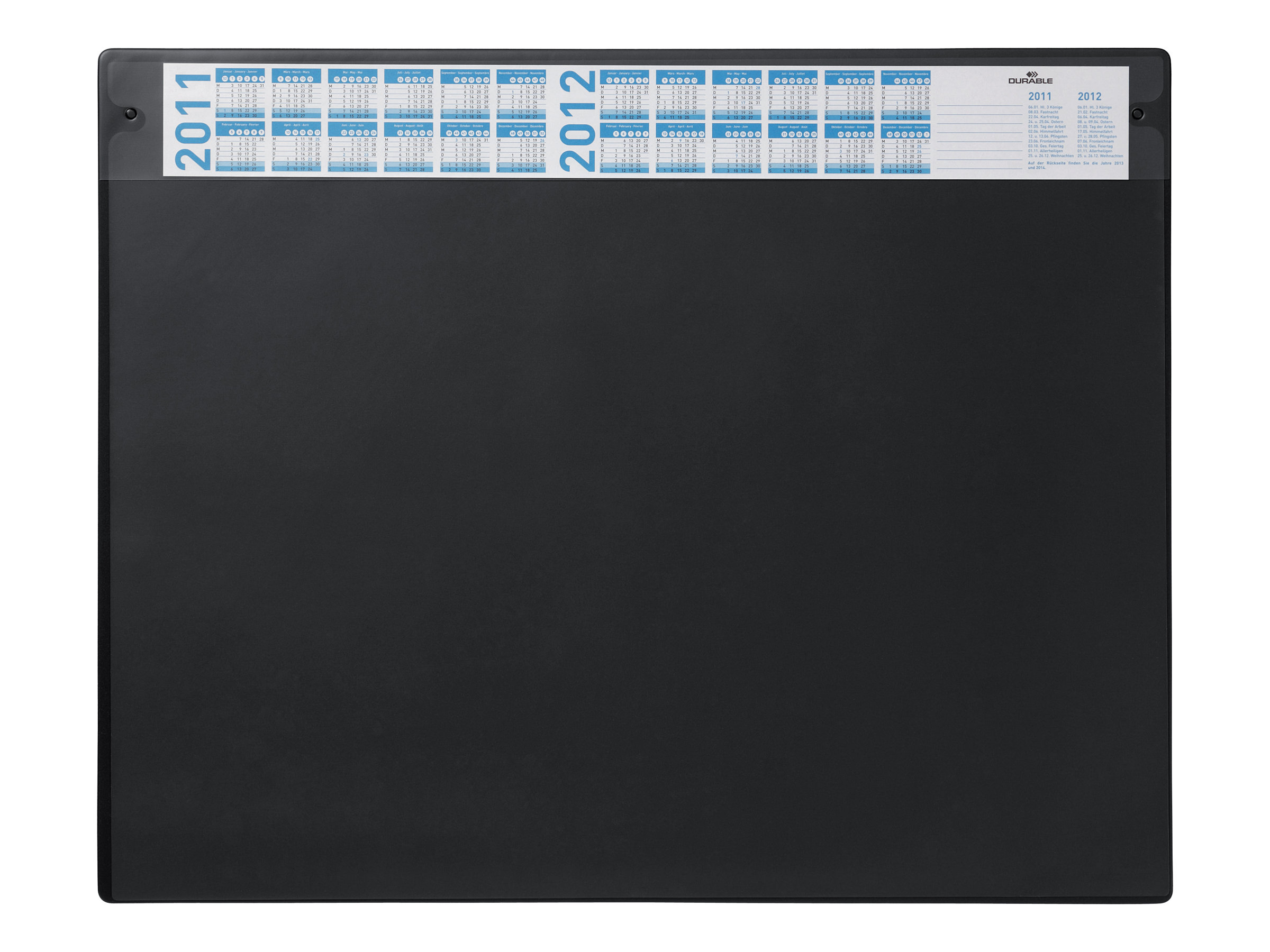 DURABLE Schreibtischunterlage schwarz Kunststoff 65,0 x 52,0 cm, 1 St. DURABLE Schreibtischunterlage schwarz Kunststoff 65,0 x 52,0 cm, 1 St.