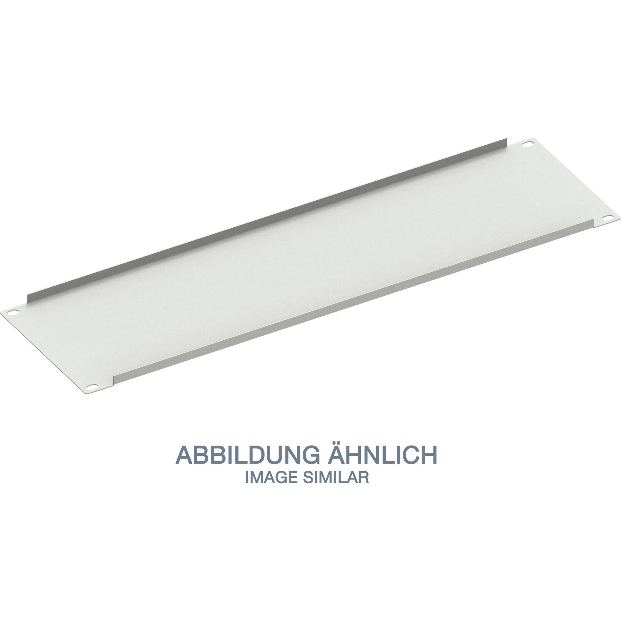 Triton 19" 1HE Blindplatte, lichtgrau