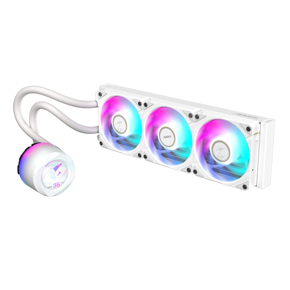 K Cooler GIGABYTE AORUS WATERFORCEX II 360I AIO Liquid CPU Cooler