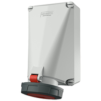 Mennekes CEE-Wanddose 143 125A5P 6H400V IP67 Mennekes CEE-Wanddose 143 125A5P 6H400V IP67