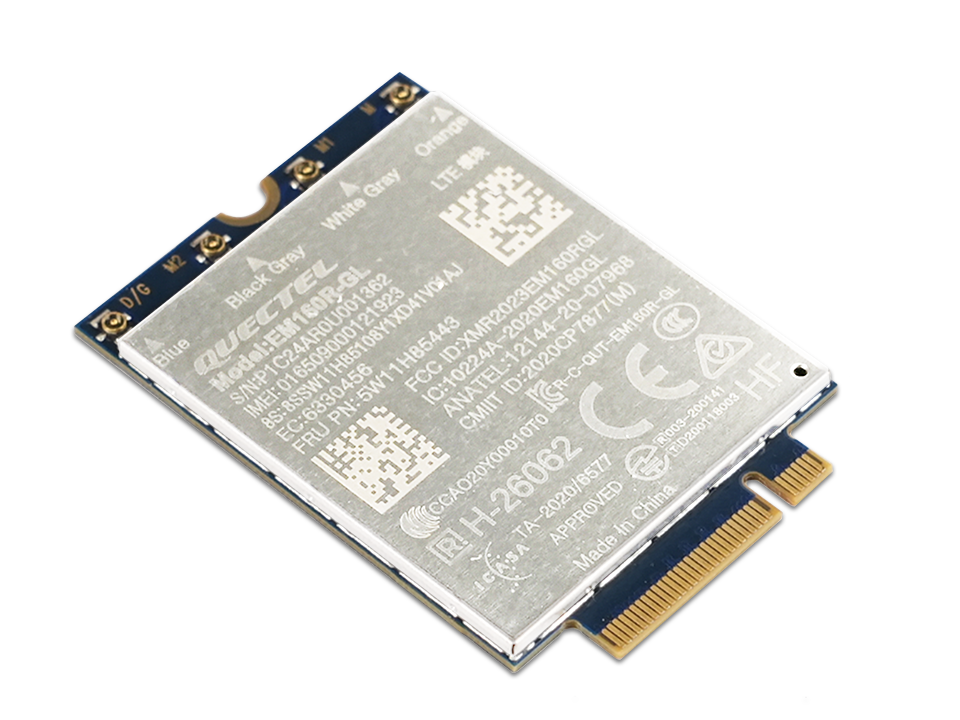 LENOVO ThinkPad Quectel EM160RGL 4G LTEA Cat 16 M2 WWAN Module for T14 G5L14 G5X13 2in1 G5P14s G5 AMDX12 G2