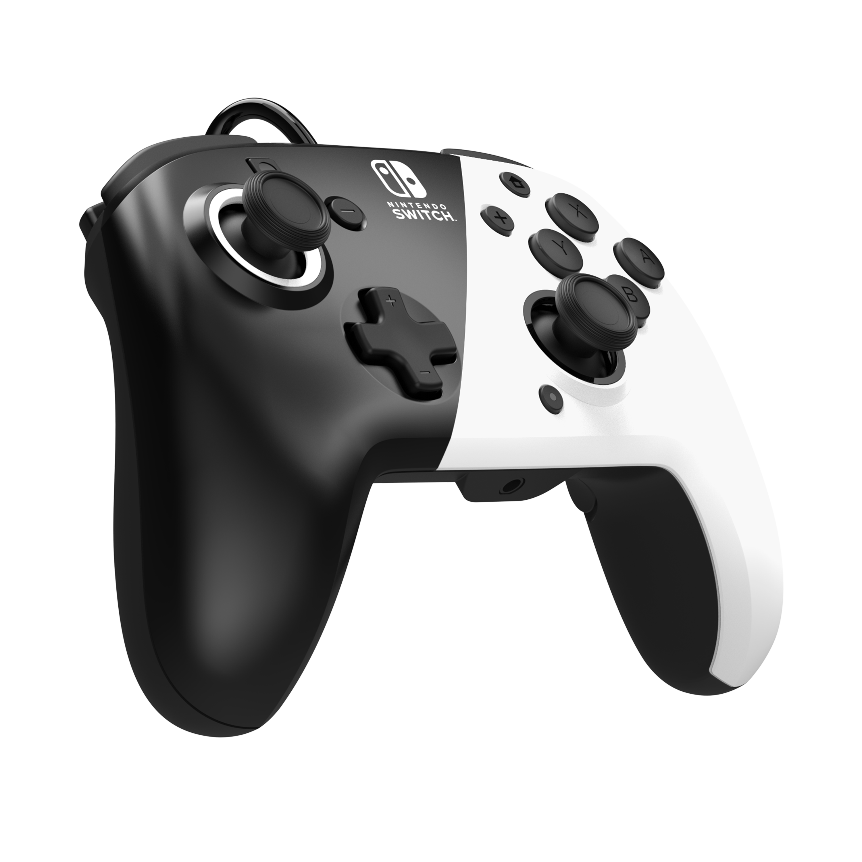 PDP Controller Faceoff DeluxeAudio schwarzweiss Switch