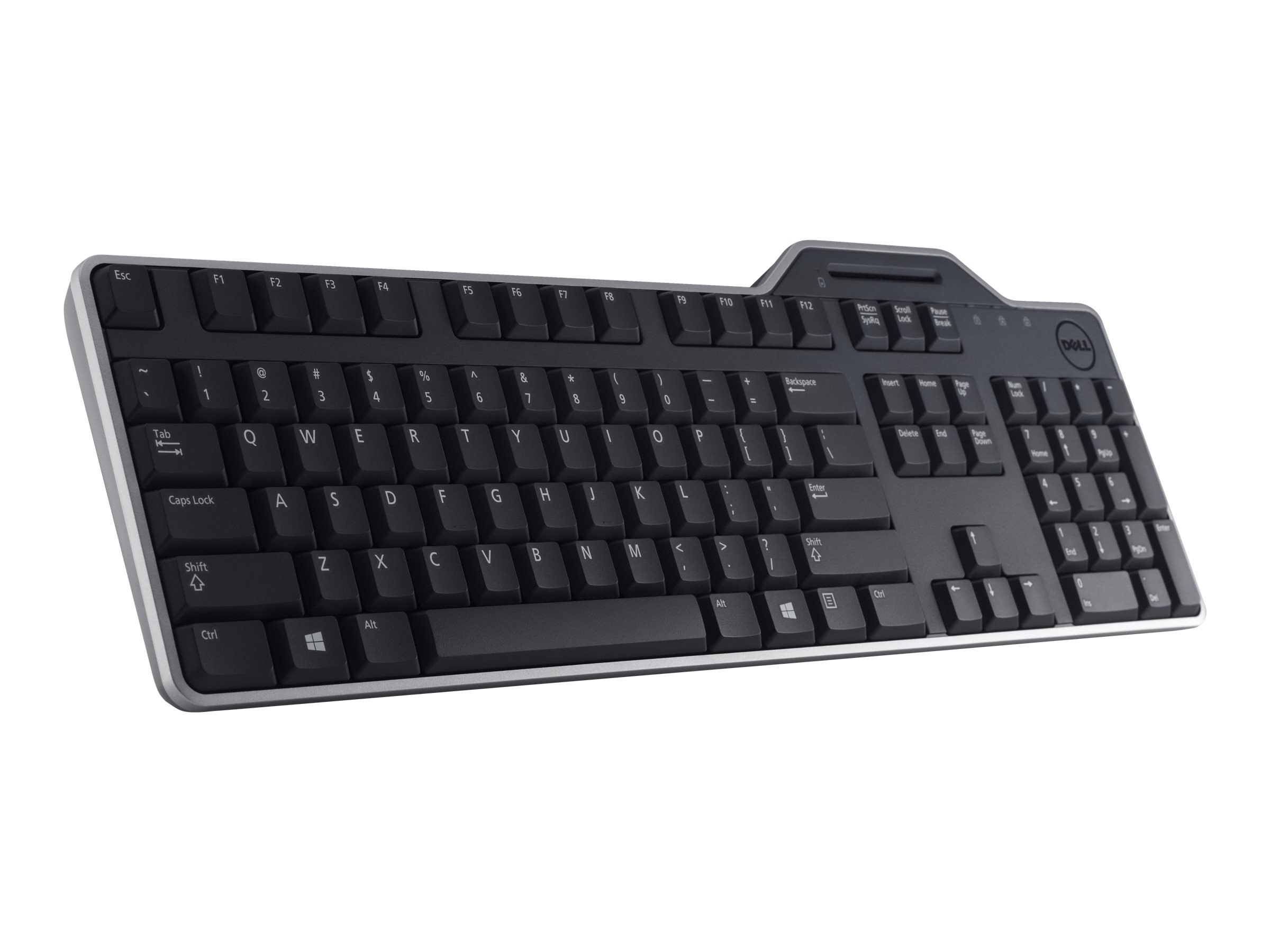 DELL KB-813 Smartcard Reader USB Keyboard Black