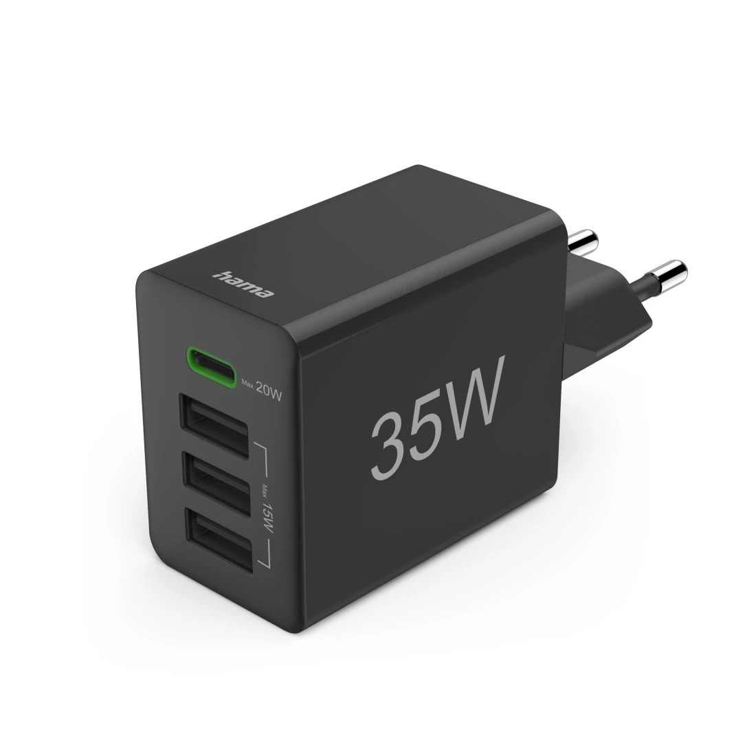 Hama Mini Ladeadapter schwarz 35 Watt