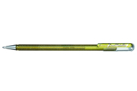 Pentel Hybrid Dual Metallic Gelschreiber 0,5 mm, Schreibfarbe: gold, 1 St. Pentel Hybrid Dual Metallic Gelschreiber 0,5 mm, Schreibfarbe: gold, 1 St.