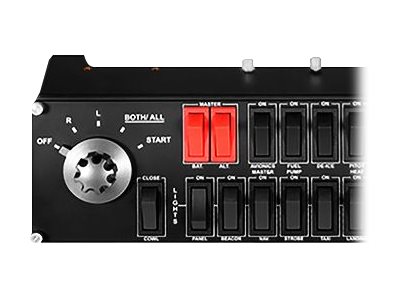 LOGITECH Flight Switch Panel Flight simulator instrument panel wired for PC