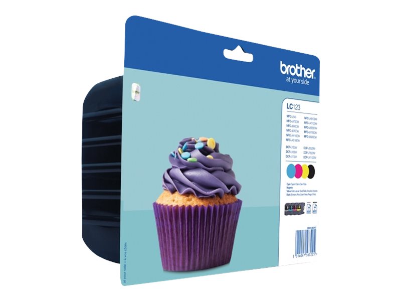 LC123VALBP BROTHER MFC Tinte (4) cmyk ST LC123VALBP BROTHER MFC Tinte (4) cmyk ST