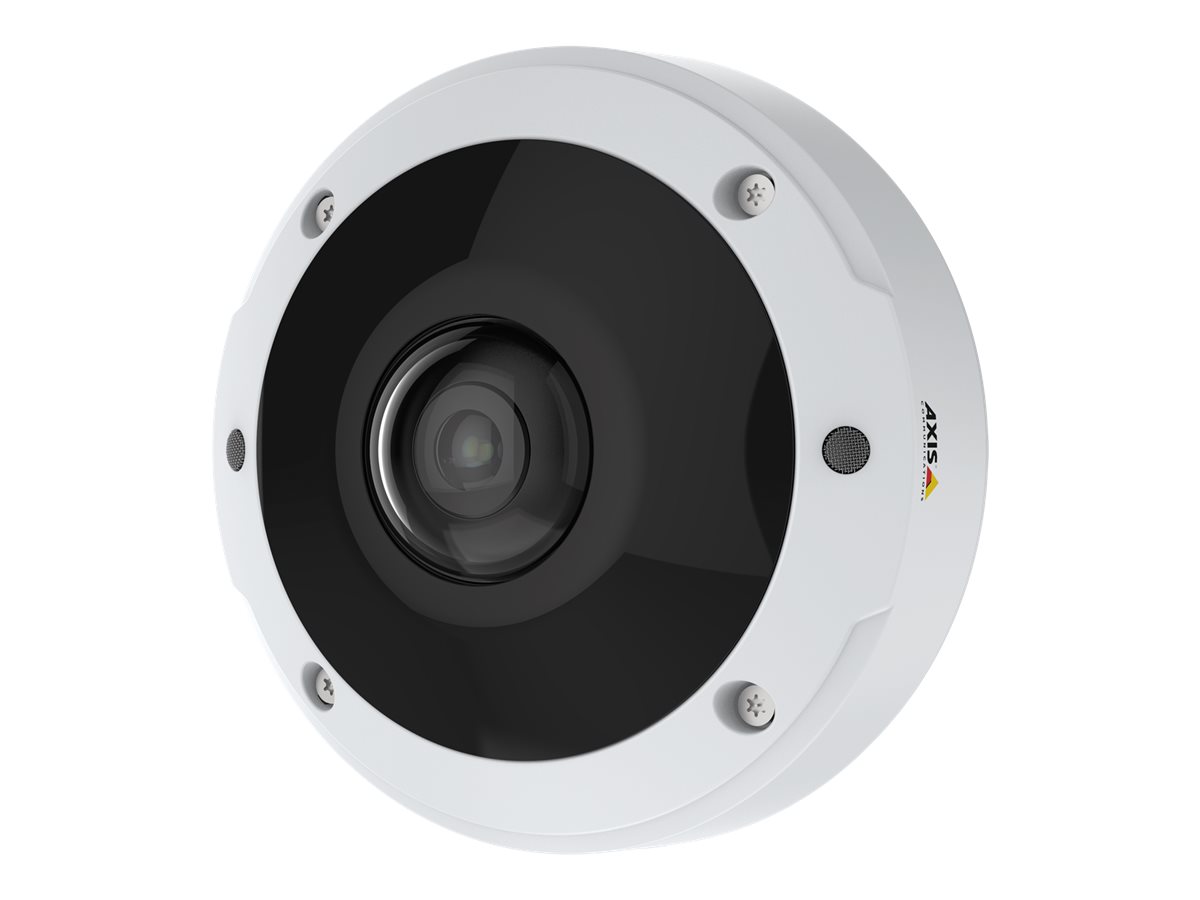 AXIS M3077-PLVE Netzwerkkamera Fix Dome Fisheye 180/360° 6MP Indoor/Outdoor Vollständige 180°- und 360°-Übersicht Lightfinder Forensic WDR und Optimized IR Digitale PTZ- und Dewarped-Ansichten 2 Eingebaute Mikrofone