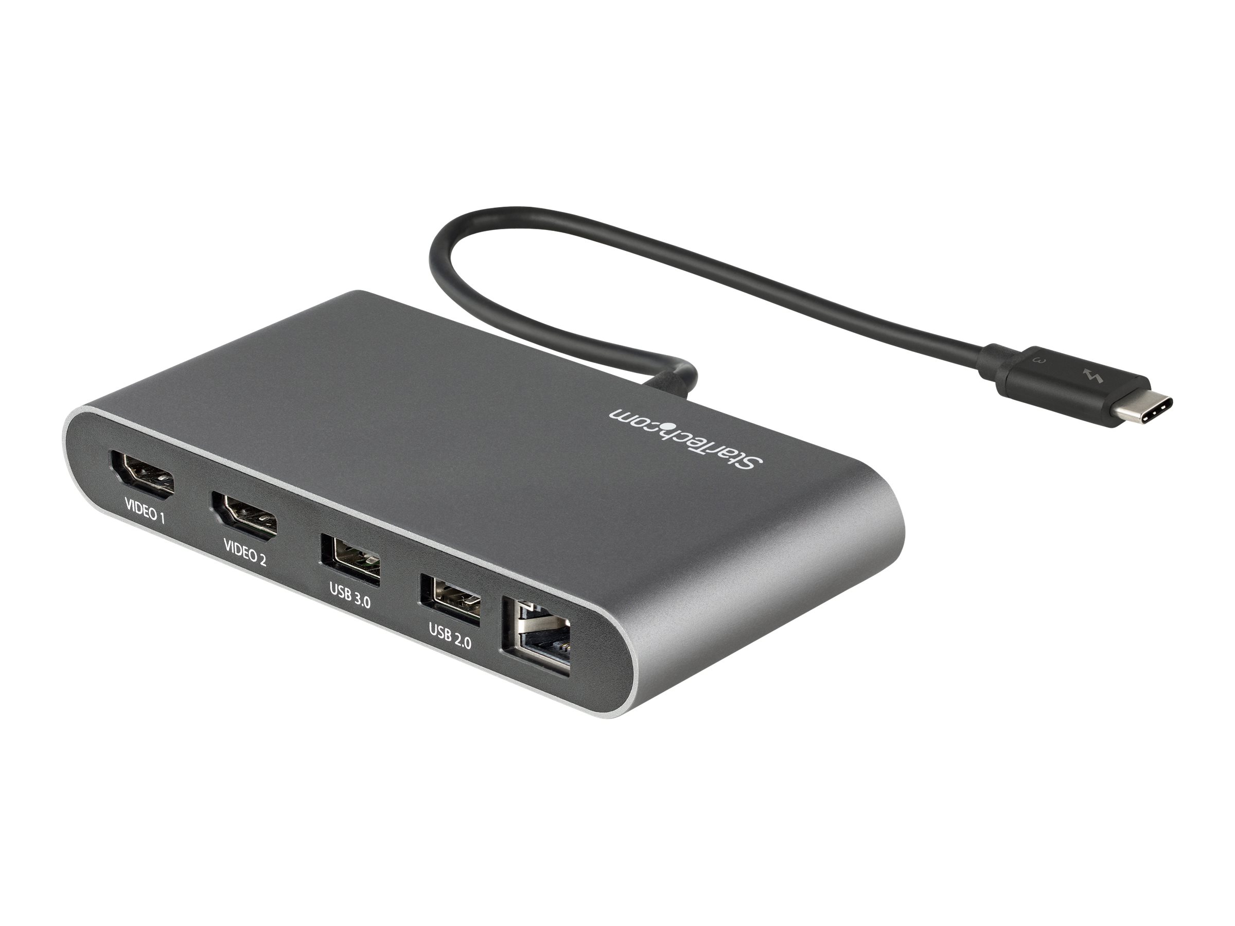 STARTECH.COM Thunderbolt 3 Mini Dock - Tragbare TB3-Dockingstation mit dual Monitoren und HDMI 4K 60Hz - GbE - Mac/Windows STARTECH.COM Thunderbolt 3 Mini Dock - Tragbare TB3-Dockingstation mit dual Monitoren und HDMI 4K 60Hz - GbE - Mac/Windows