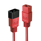 LINDY 1m IEC C19 auf IEC C20 Verlaengerung rot