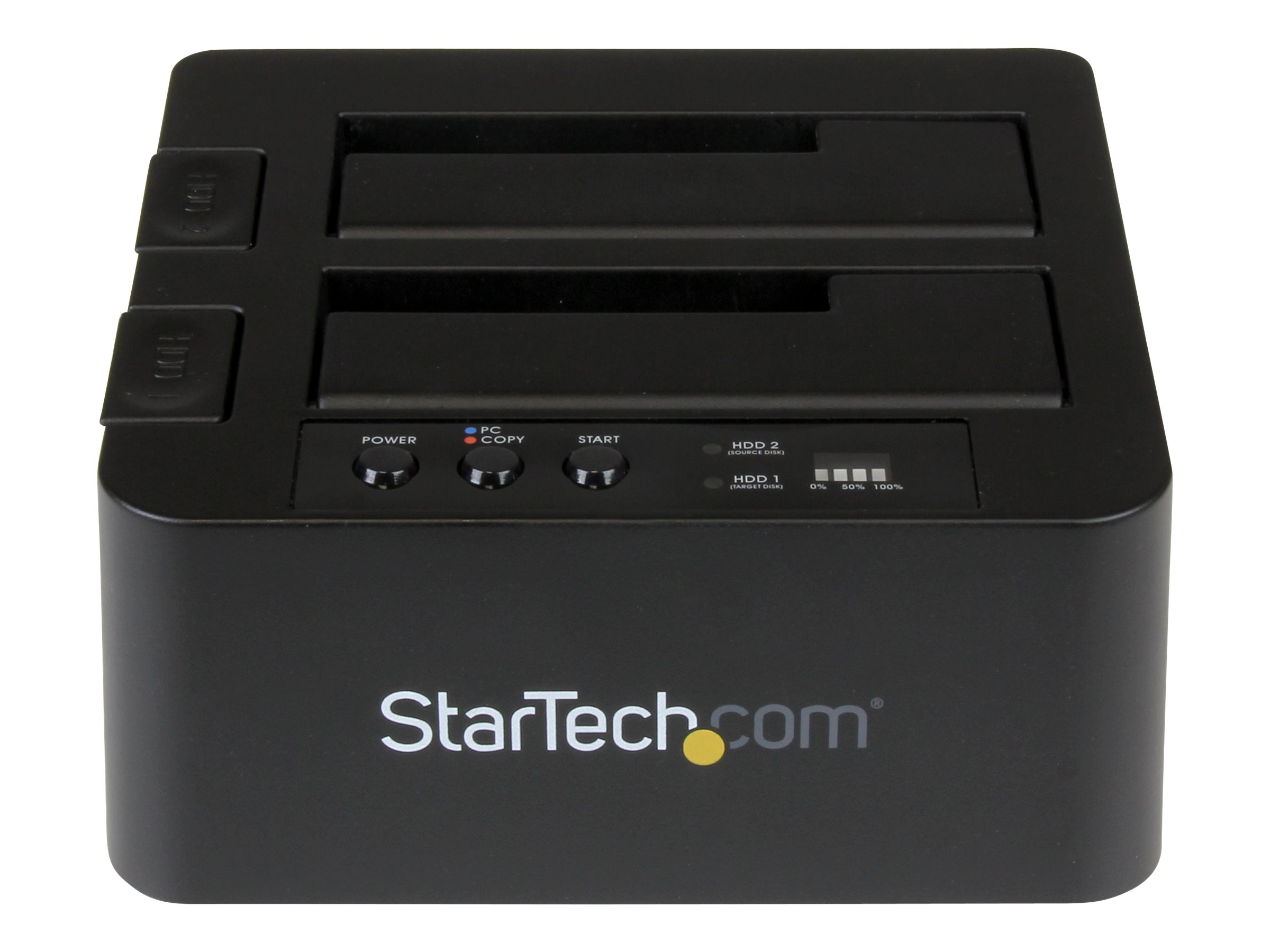 StarTech.com Standalone Hard Drive Duplicator, Dual Bay HDDSSD ClonerCopier, USB 3.1 (10 Gbps) to SATA III (6Gbps) HDDSSD Docking Station, Hard Disk Duplicator Dock - Hard Drive Cloner - Festplattenduplikator