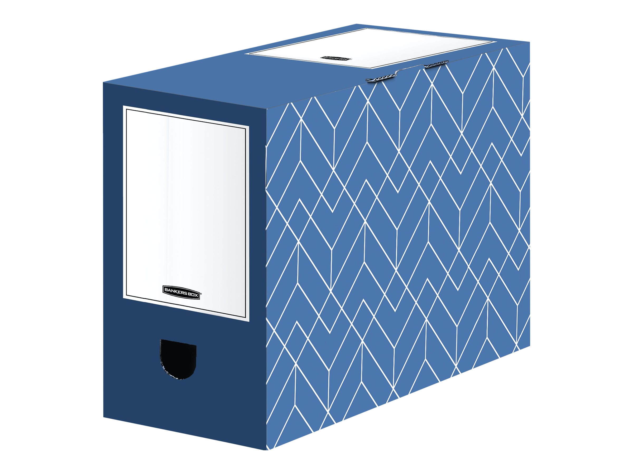 5 Bankers Box Archivboxen Bankers Box Décor Serie schieferblau/weiss 15,0 x 34,5 x 25,3 cm 5 Bankers Box Archivboxen Bankers Box Décor Serie schieferblau/weiss 15,0 x 34,5 x 25,3 cm