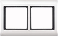Merten Rahmen Aquadesign 400219 2f. polarweiß