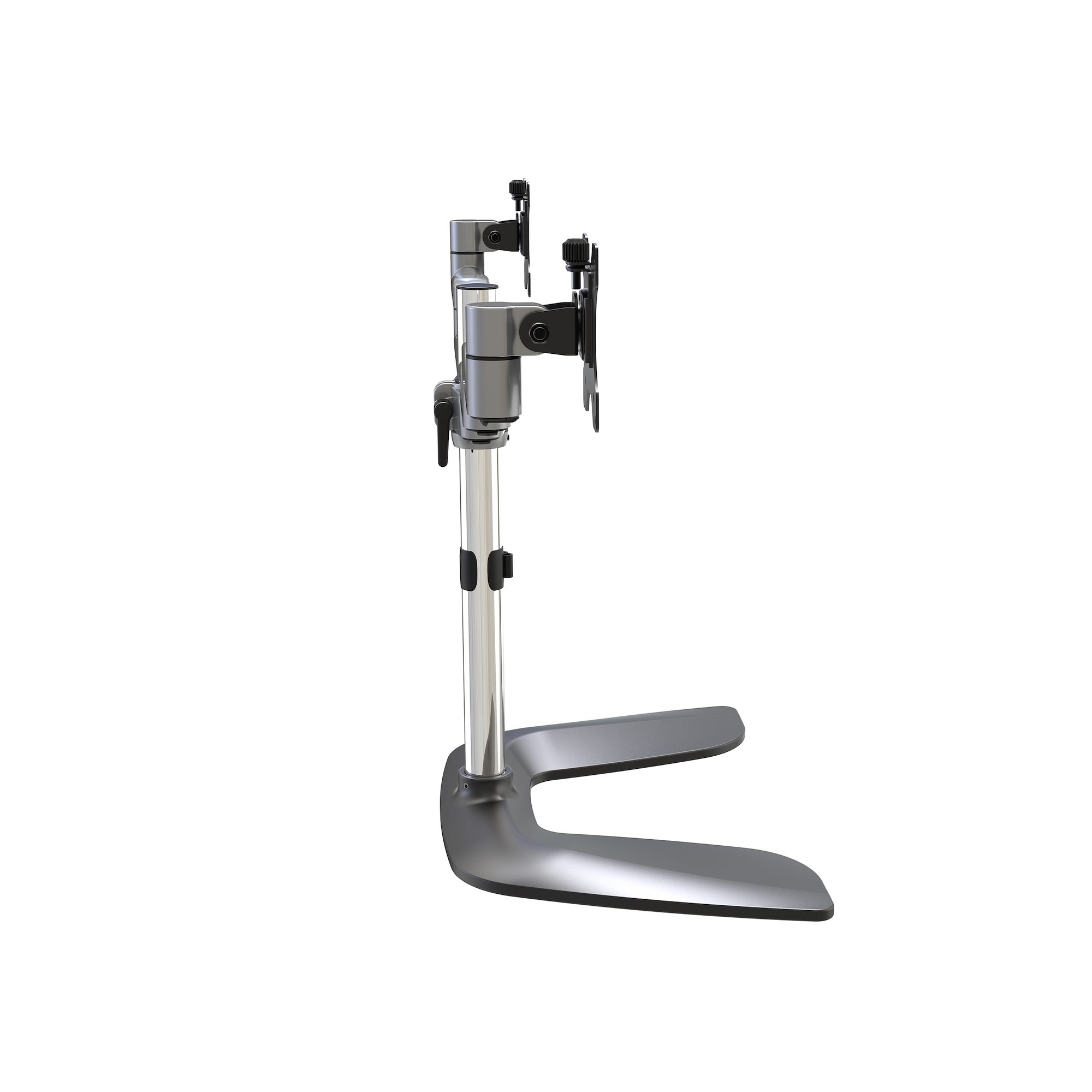 STARTECHCOM Dualmonitor Stand Gelenkarme höhenverstellbar Für VESAMonitore bis 81,28cm 32Zoll Stahl Aluminium