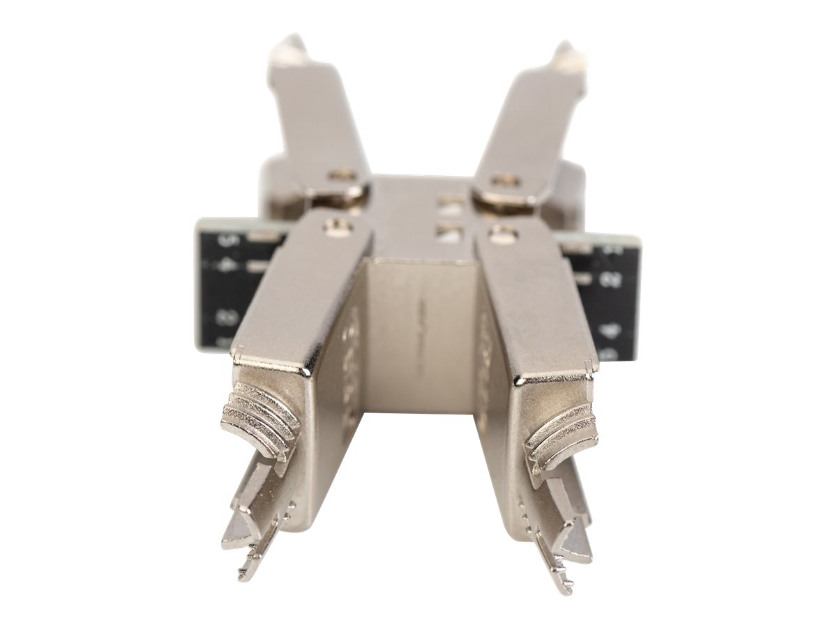 DIGITUS CAT 6A CAT Verbinder 500MHz fuer AWG 22-26 geschirmt mit Metallschraubkappe