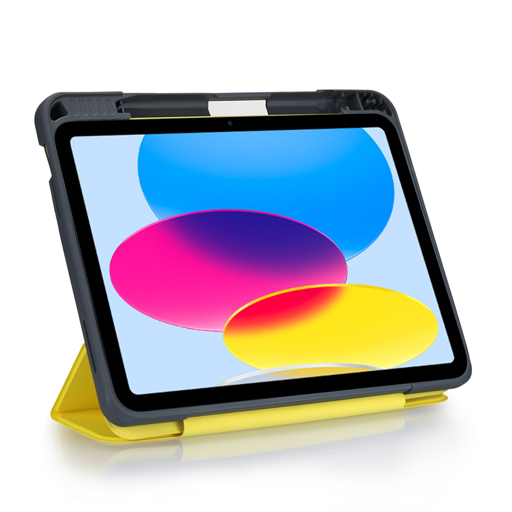 DEQSTER MAX Flip-Hülle Tablet Apple iPad 10. Gen Gelb