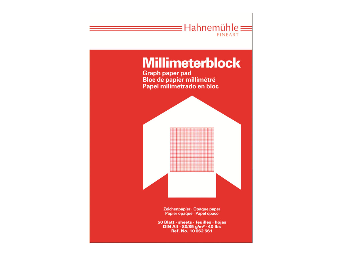HAHNEMueHLE Millimeterblock DIN A4 Millimeter HAHNEMueHLE Millimeterblock DIN A4 Millimeter