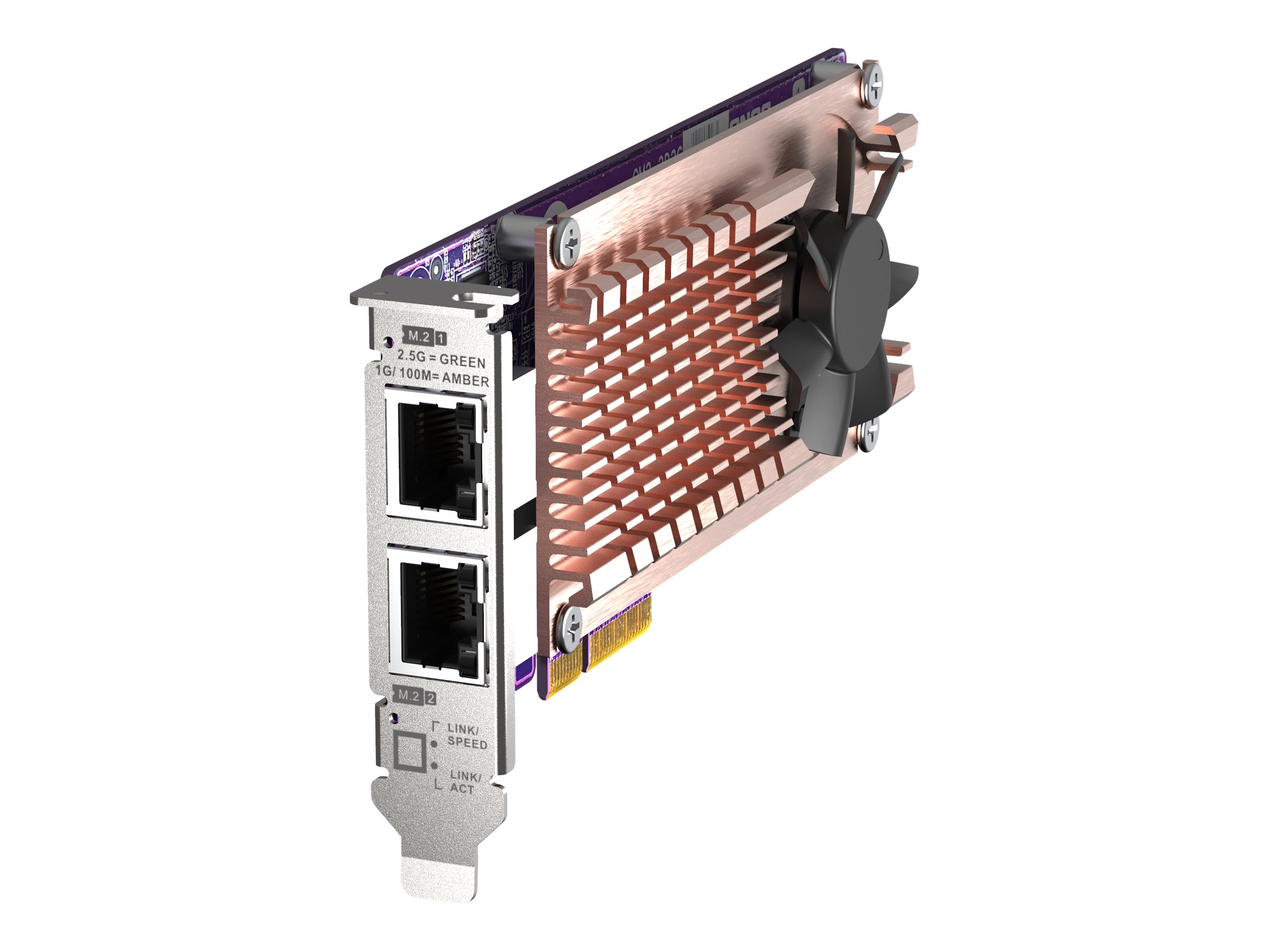 QNAP QM2-2P2G2T QM2-Card M.2 SSD x2  2.5GBE x2