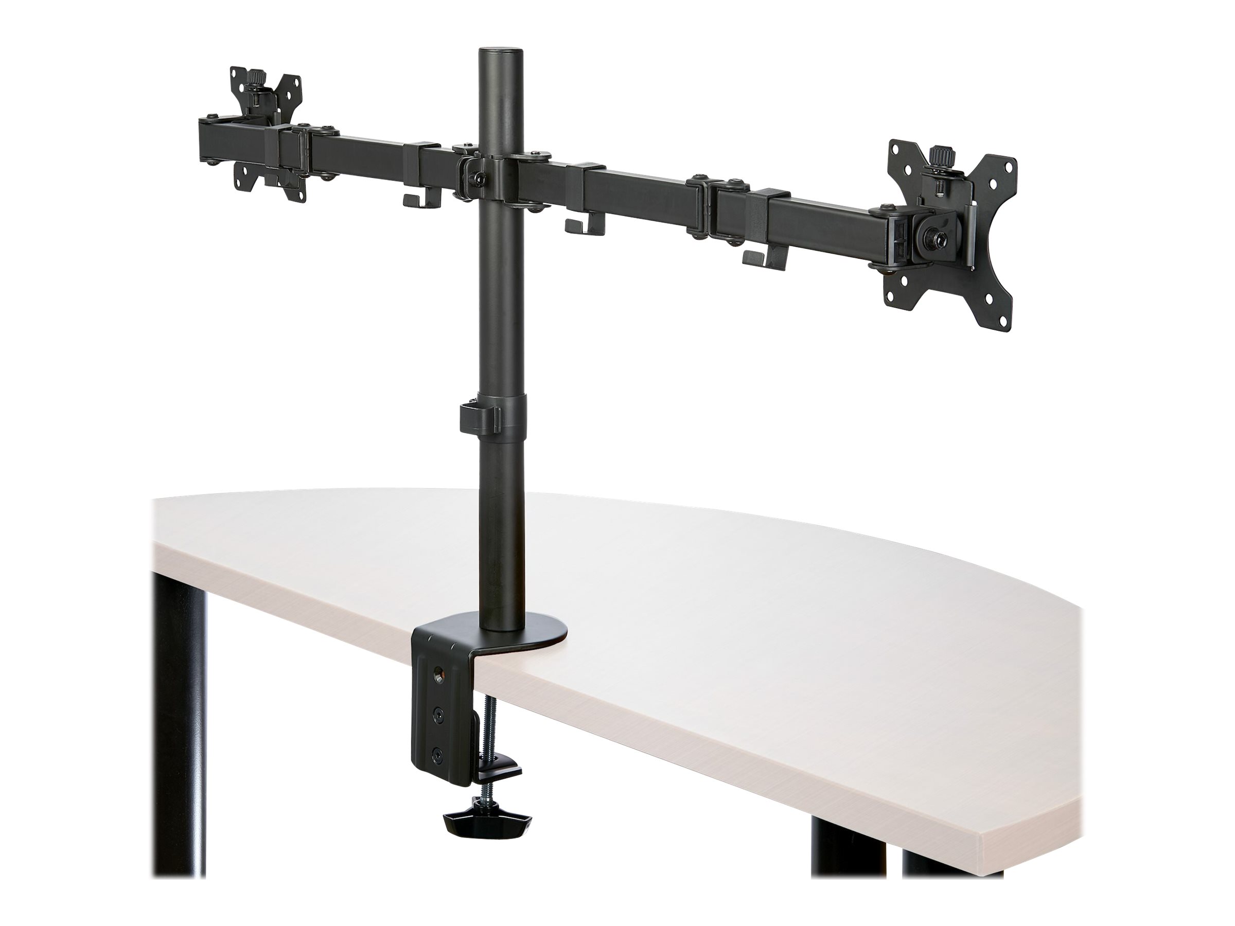 STARTECH.COM Desk Mount Dual Monitor Arm - Articulating - Premium Desk Clamp / Grommet Hole Mount for up to 27inch VESA Monitors