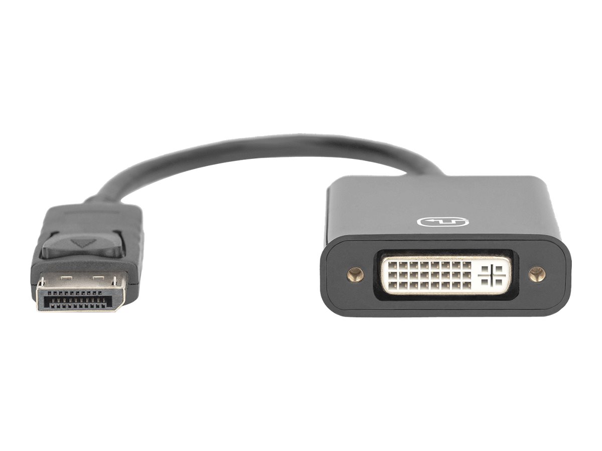 Digitus Aktiver DisplayPort Adapter / Konverter, DP auf DVI