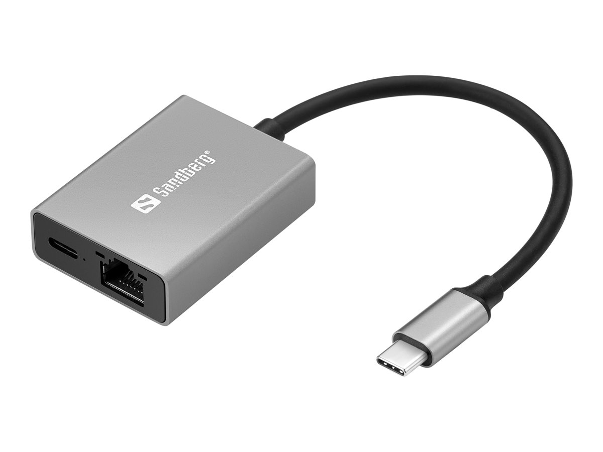 SANDBERG USB-C Gigabit Adapter PD100W SANDBERG USB-C Gigabit Adapter PD100W