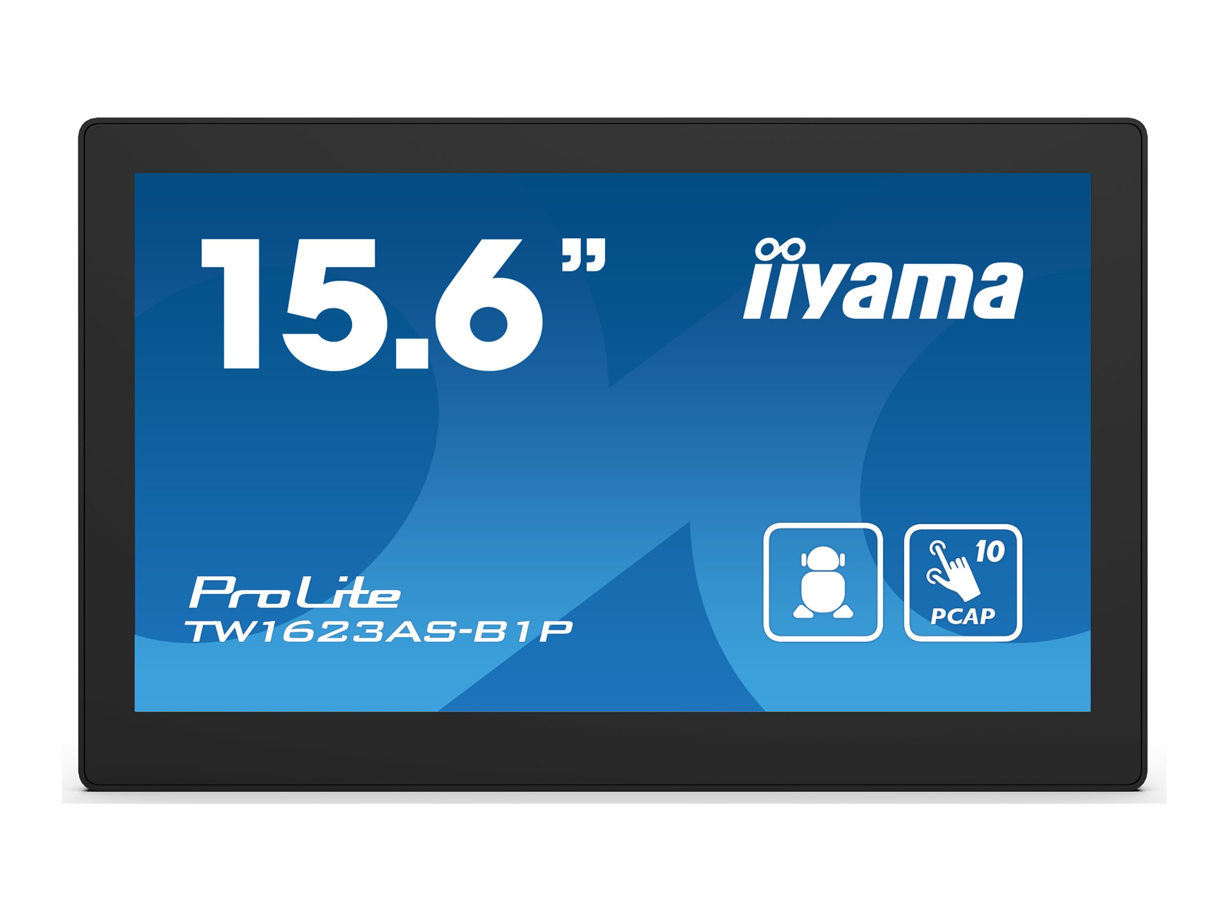 iiyama ProLite TW1623AS-B1P - Touchpanel-PC RK3568 2 GHz - 4 GB - SSD 32 GB - LED 39.6 cm (15.6)