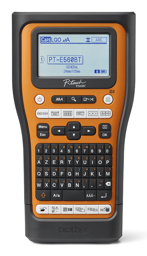 Brother Ptouch E560BTVP Handheld Beschrifter mit Koffer