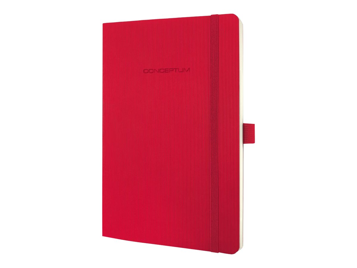 SIGEL Notizbuch Conceptum ca DIN A5 liniert, rot Softcover 194 Seiten, 1 St
