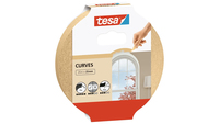 tesa KURVEN Kreppband beige 25,0 mm x 25,0 m 1 Rolle