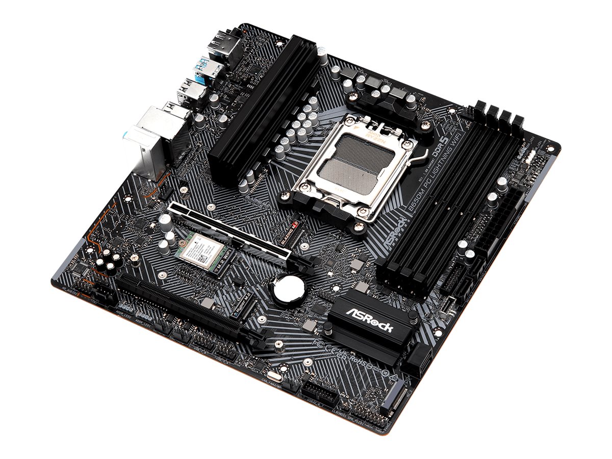 ASRock B650M PG Lightning WiFi AM5 mATX DDR5