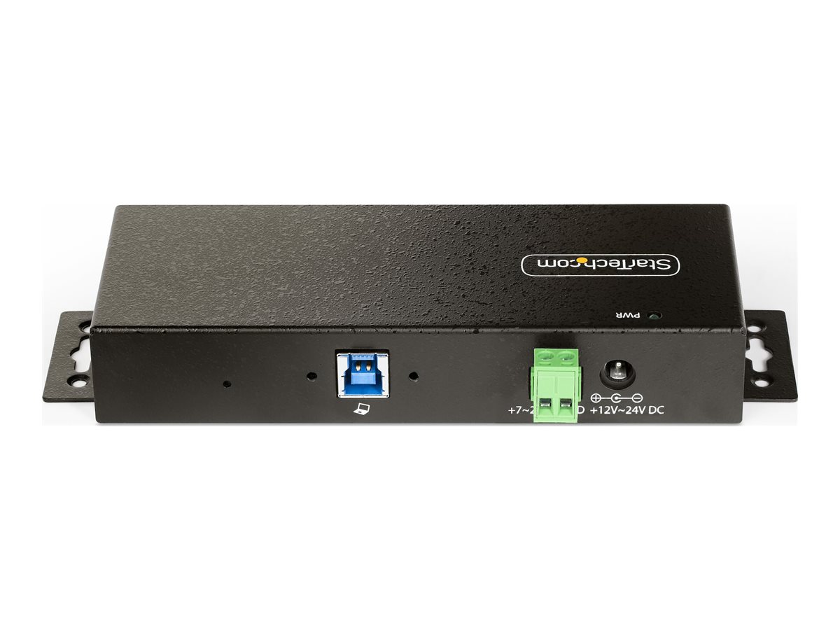 STARTECHCOM 7Port USB 30 Hub Managed Industriegehaeuse ESDuberspannungsschutz WandTischSchienenmontage 5Gbps USB Verteiler