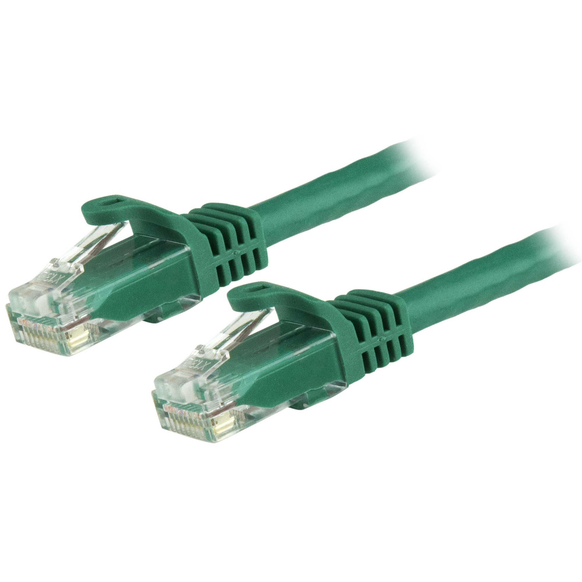 STARTECHCOM 3m Cat6 Gigabit Snagless Patchkabel RJ45 UTP Netzwerkkabel mit Schutzmanschette Cat 6 Kabel Gruen