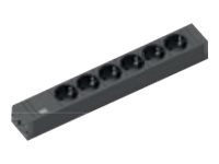 Bachmann Steckdosenleiste CONNECT LINE 6-fach, schwarz, 2,0m, ohne Schalter Bachmann Steckdosenleiste CONNECT LINE 6-fach, schwarz, 2,0m, ohne Schalter