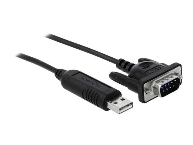 Delock Adapter USB 2.0 Typ-A zu 1 x Seriell RS-232 DB9 Delock Adapter USB 2.0 Typ-A zu 1 x Seriell RS-232 DB9