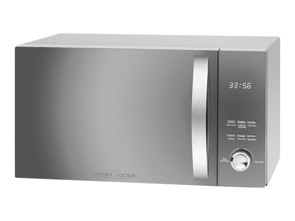PROF Mikrowelle PCMWG 1176 H silber 23L GrillHL