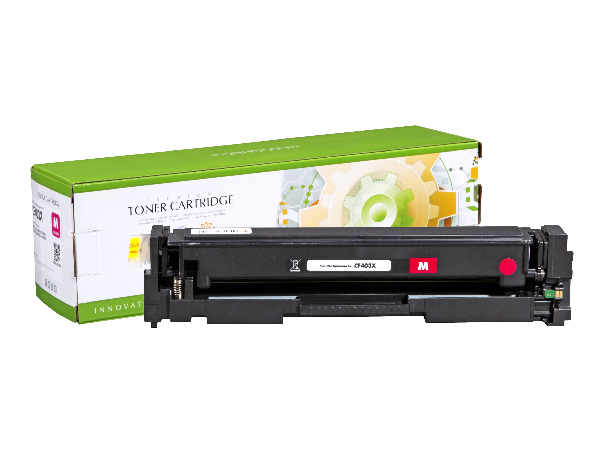 STATIC Toner cartridge compatible with HP CF403X magenta High Capacity compatible 2.300 pages