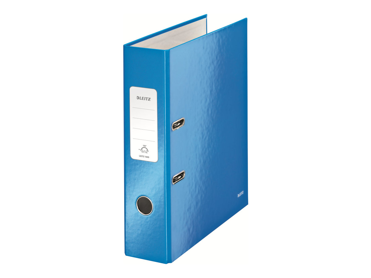 LEITZ Ordner blau Karton 8,0 cm DIN A4