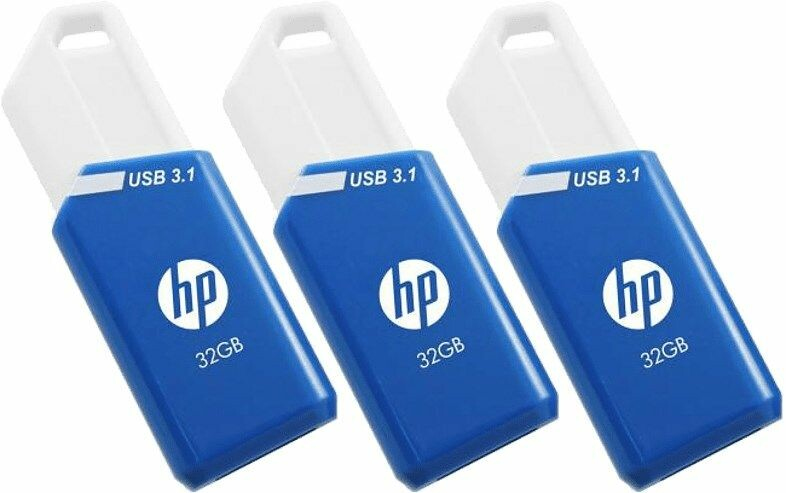 HP x755w 32GB USB 3.1 Blau