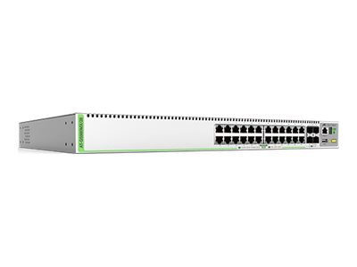 ALLIED L3 Stackable Switch 24x 101001000T 4x SFP Ports single fixed power supply EU Power Cord